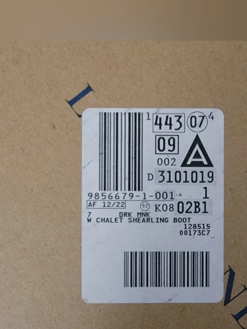 NIB Lands End Tan Chalet Shearling Boots